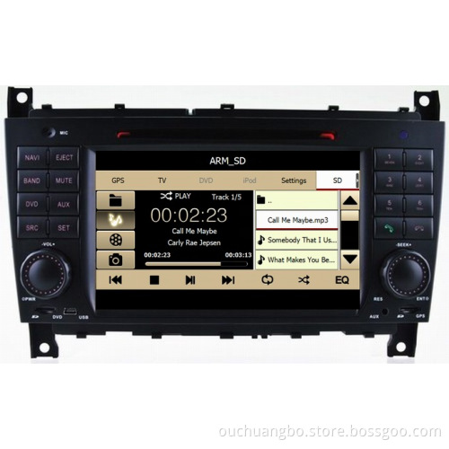 Ouchuangbo Car DVD Multimedia Radio for Benz C-Class W203 /Benz CLC GPS iPod USB